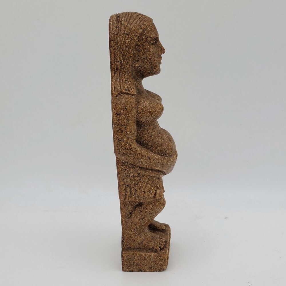 Vintage A.H.I. (American Hawaiian Industries) Lava Stone Fertility Figure – 6.25 - Picture 2 of 6